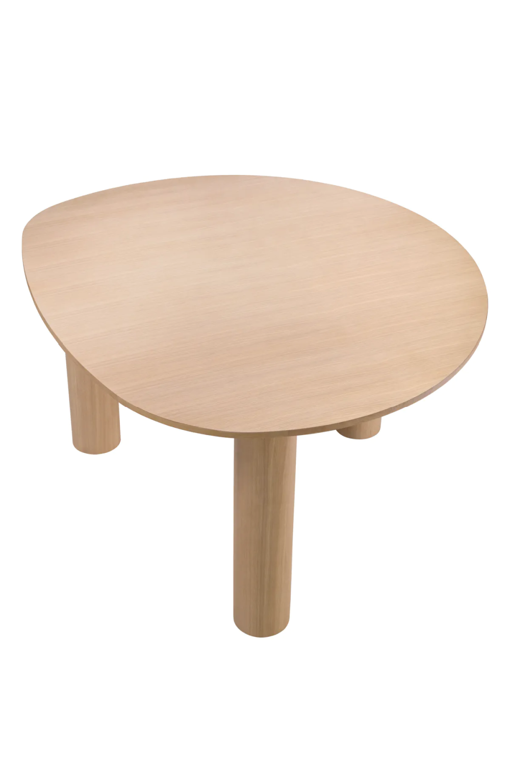 Oak Scandi Dining Table | Eichholtz Lombardo | Woodfurniture.com