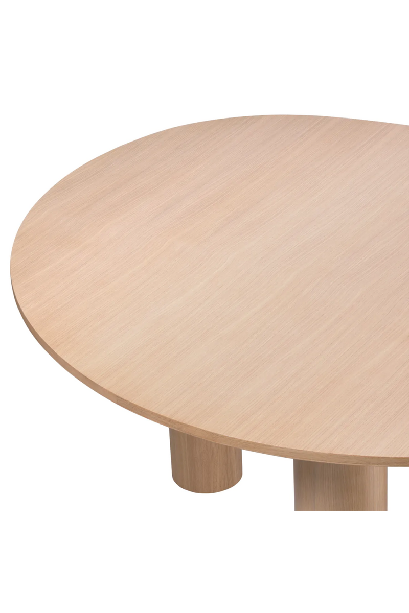 Oak Scandi Dining Table | Eichholtz Lombardo | Woodfurniture.com