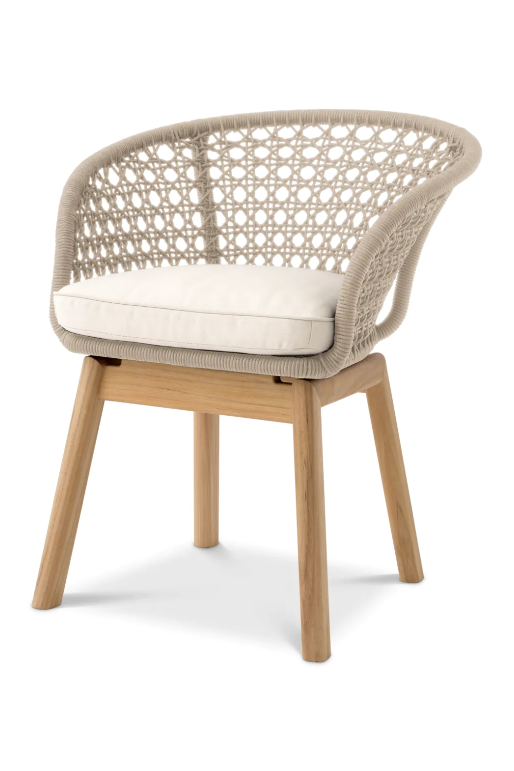 Modern Rope Outdoor Dining Chair | Eichholtz Trinity | Woodfurniture.com