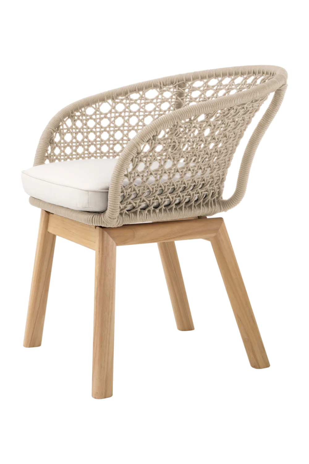 Modern Rope Outdoor Dining Chair | Eichholtz Trinity | Woodfurniture.com