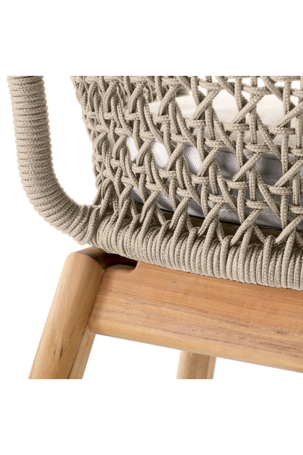 Modern Rope Outdoor Dining Chair | Eichholtz Trinity | Woodfurniture.com