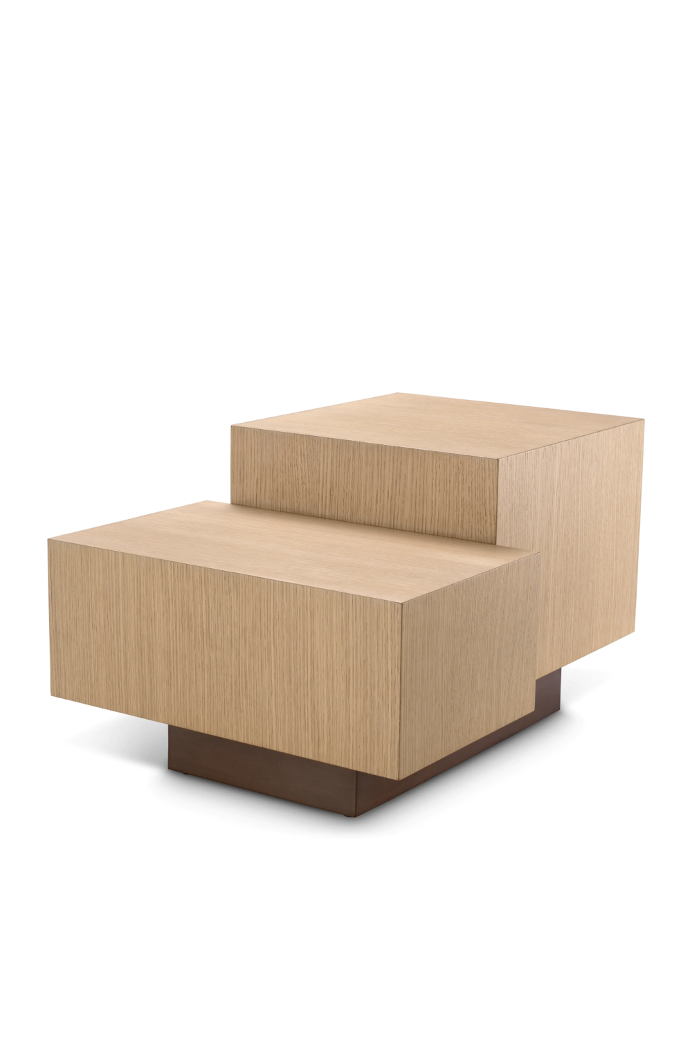 Oak Geometrical Side Table | Eichholtz Nerone  | Woodfurniture.com