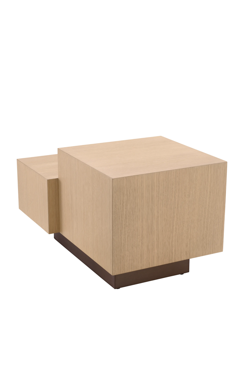 Oak Geometrical Side Table | Eichholtz Nerone  | Woodfurniture.com