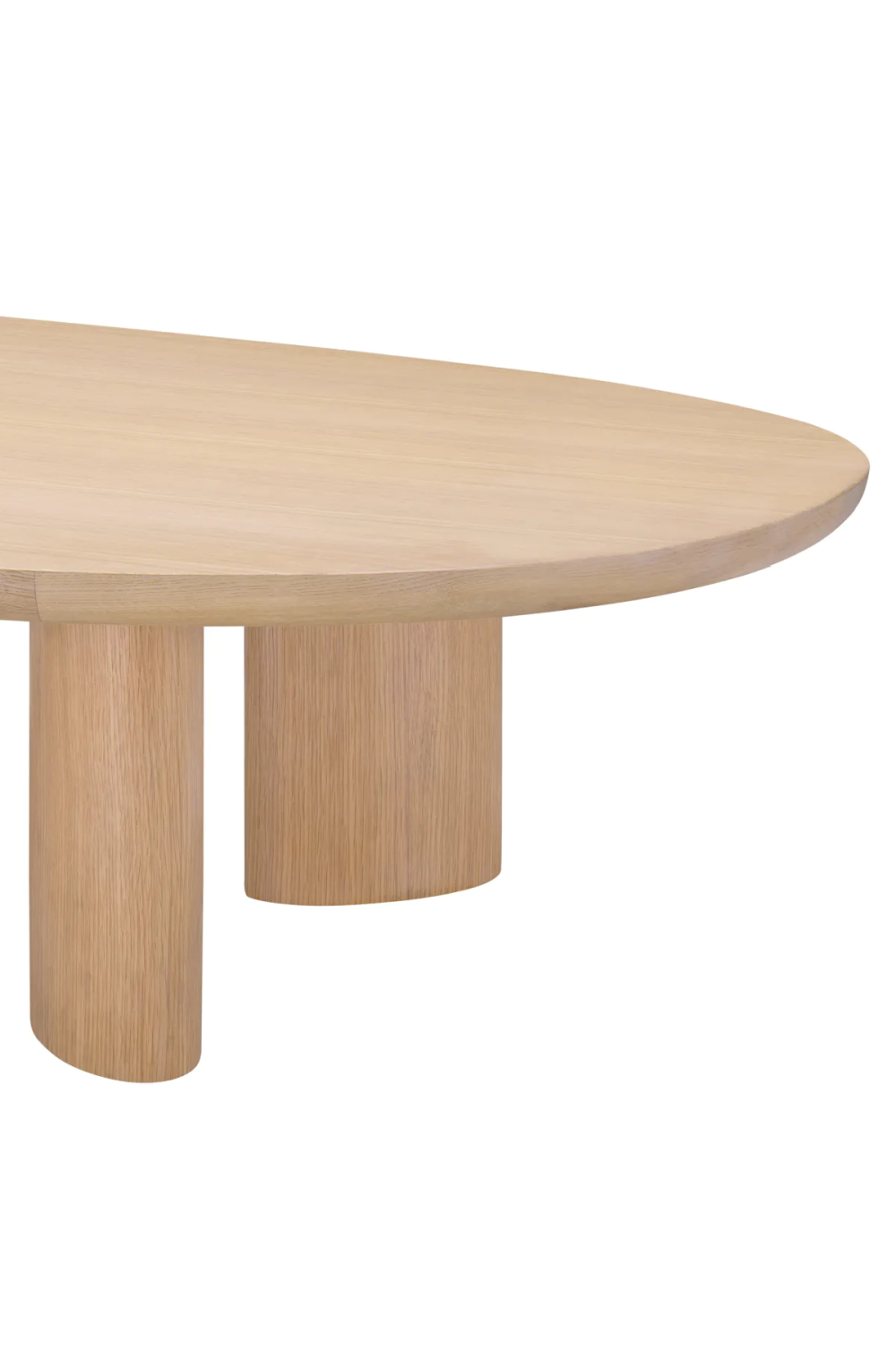 Scandi Oak Oval Coffee Table | Eichholtz Lindner | Woodfurniture.com