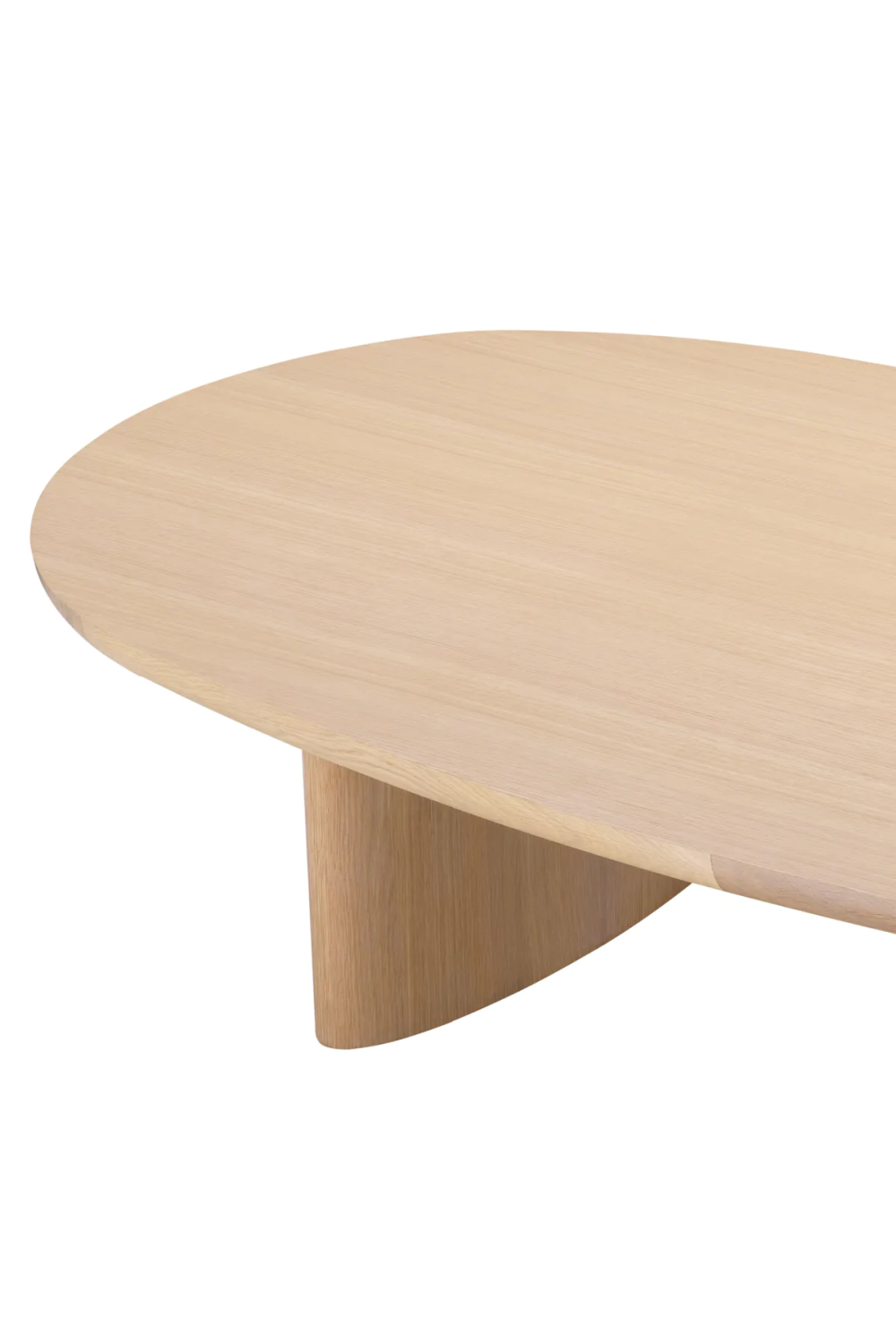 Scandi Oak Oval Coffee Table | Eichholtz Lindner | Woodfurniture.com