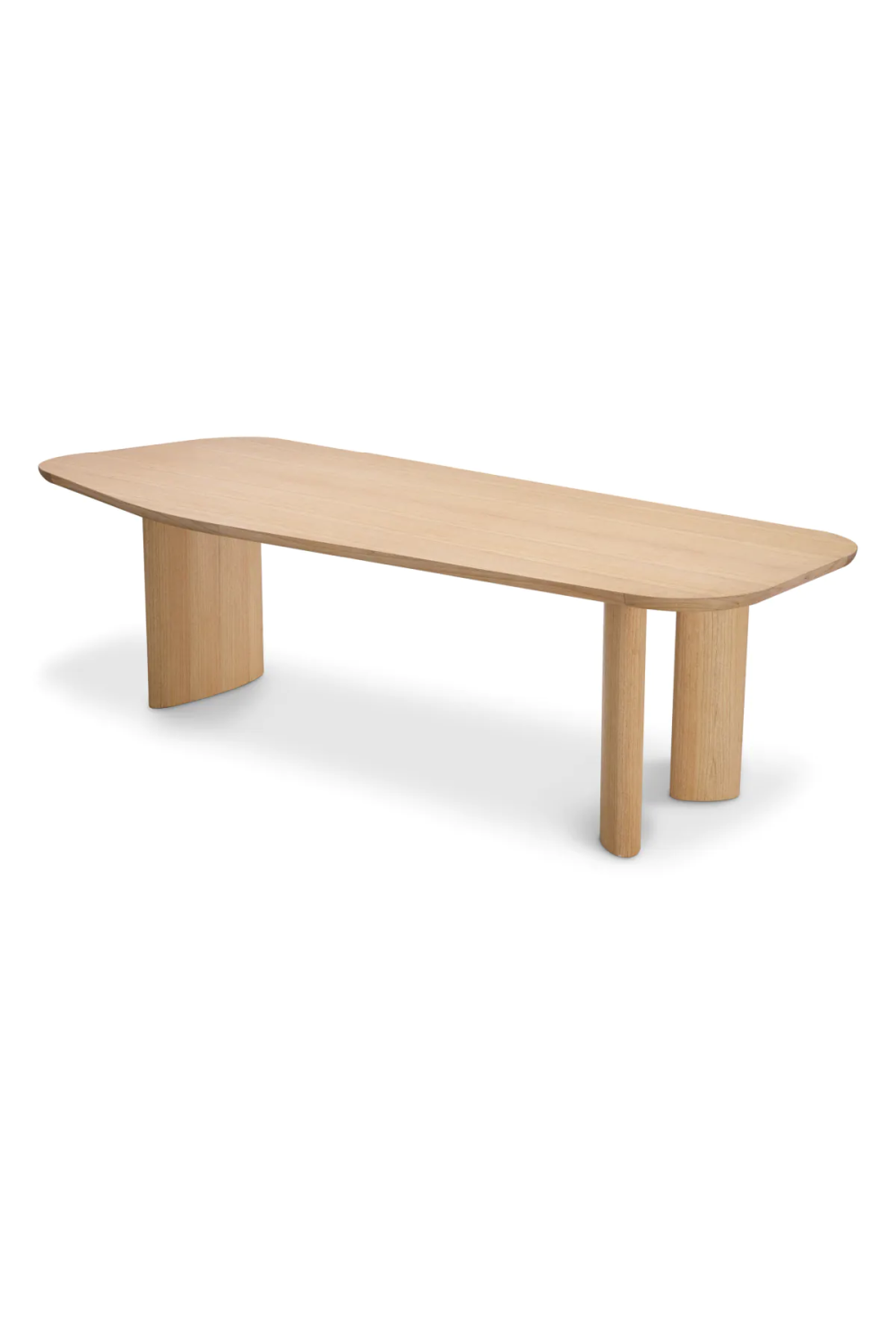 Free Form Oak Dining Table | Eichholtz Flemings | Woodfurniture.com