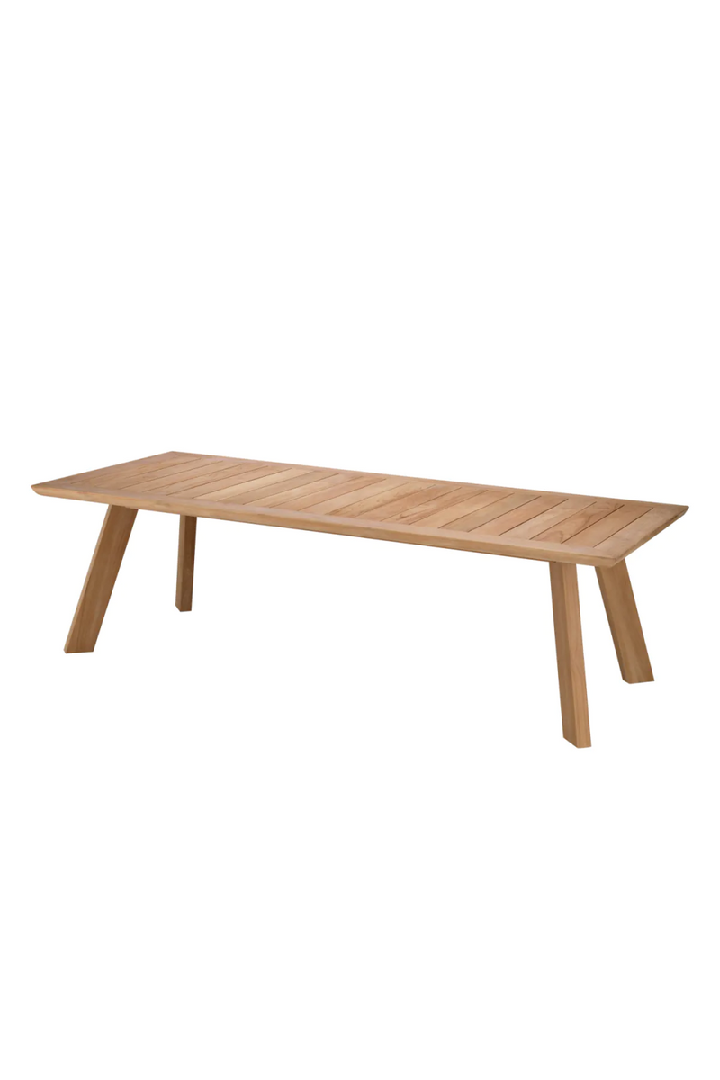 Natural Teak Outdoor Dining Table | Eichholtz Merati | Woodfurniture.com