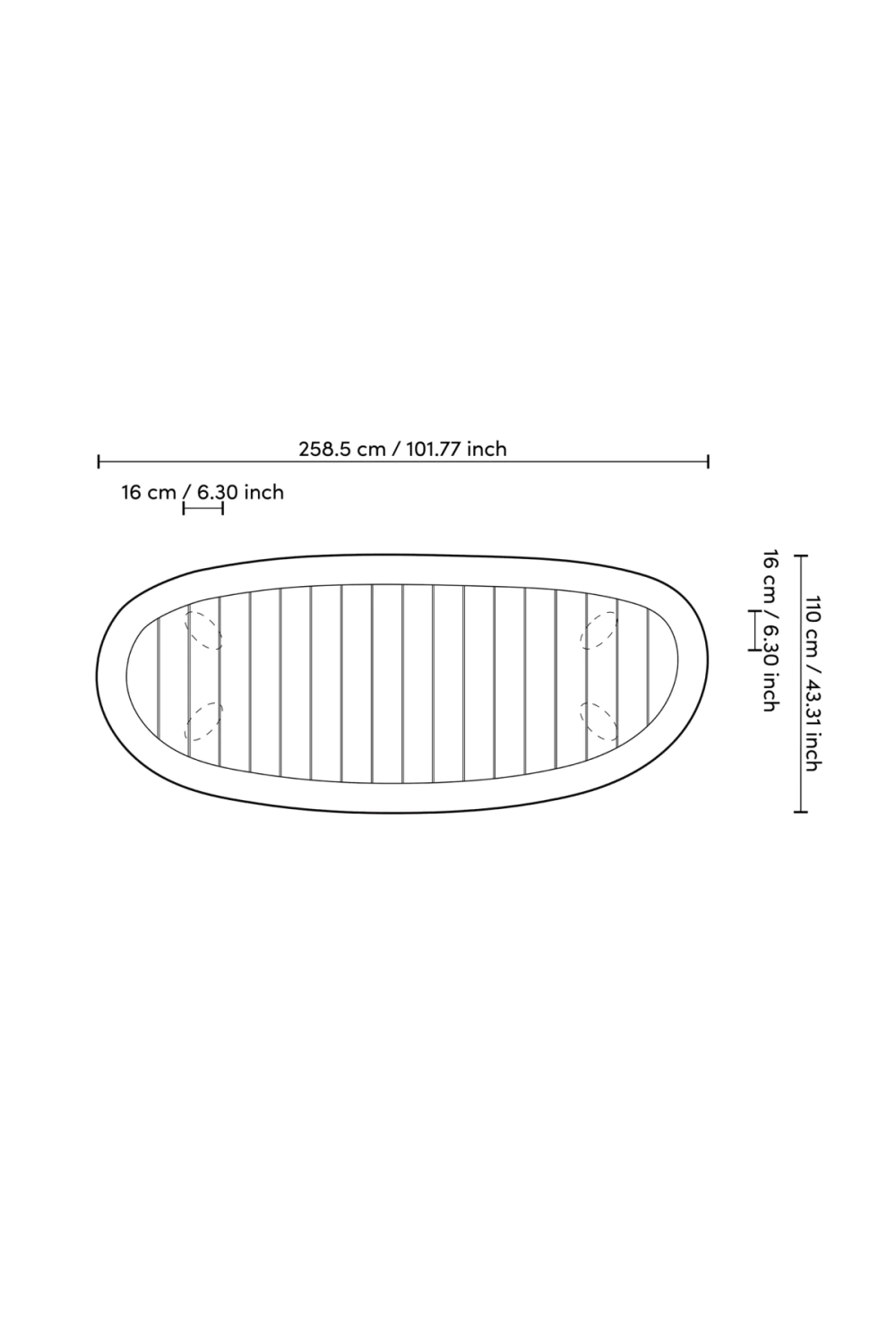 Teak Outdoor Dining Table | Eichholtz Free Form | Woodfurniture.com