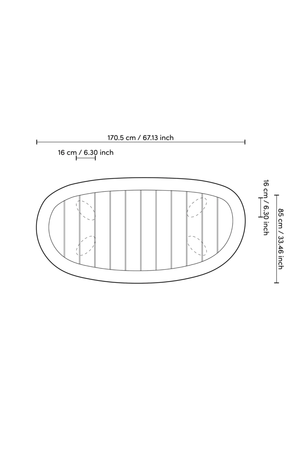 Teak Outdoor Coffee Table | Eichholtz Free Form | Woodfurniture.com