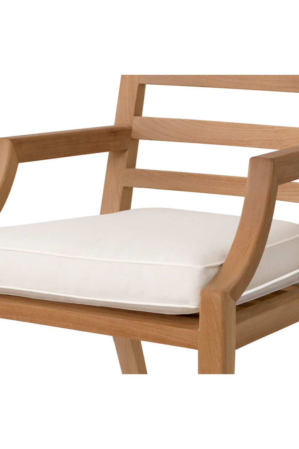 Japandi Outdoor Dining Armchair | Eichholtz Hera | Woodfurniture.com