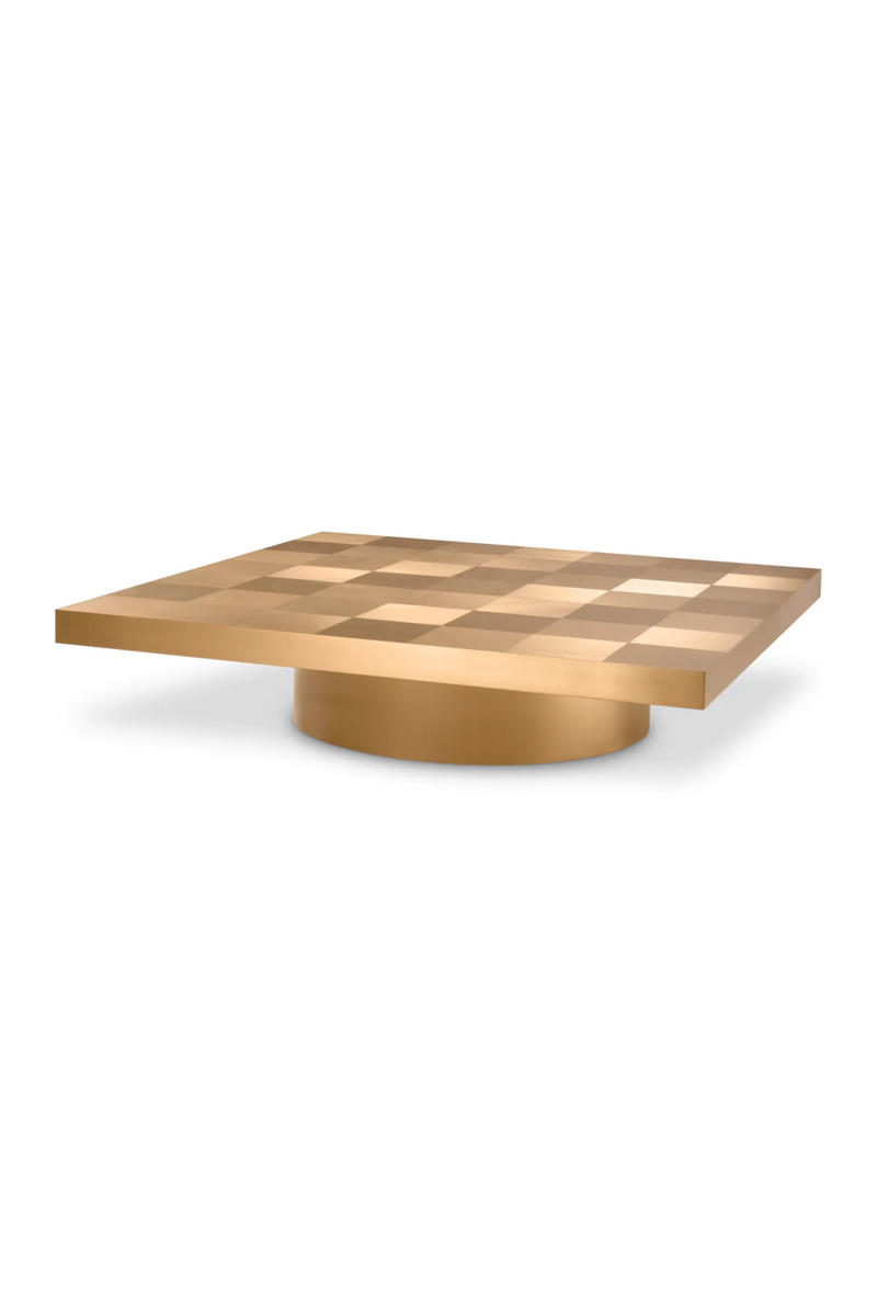 Square Gold Coffee Table | Eichholtz Laporte | Woodfurniture.com