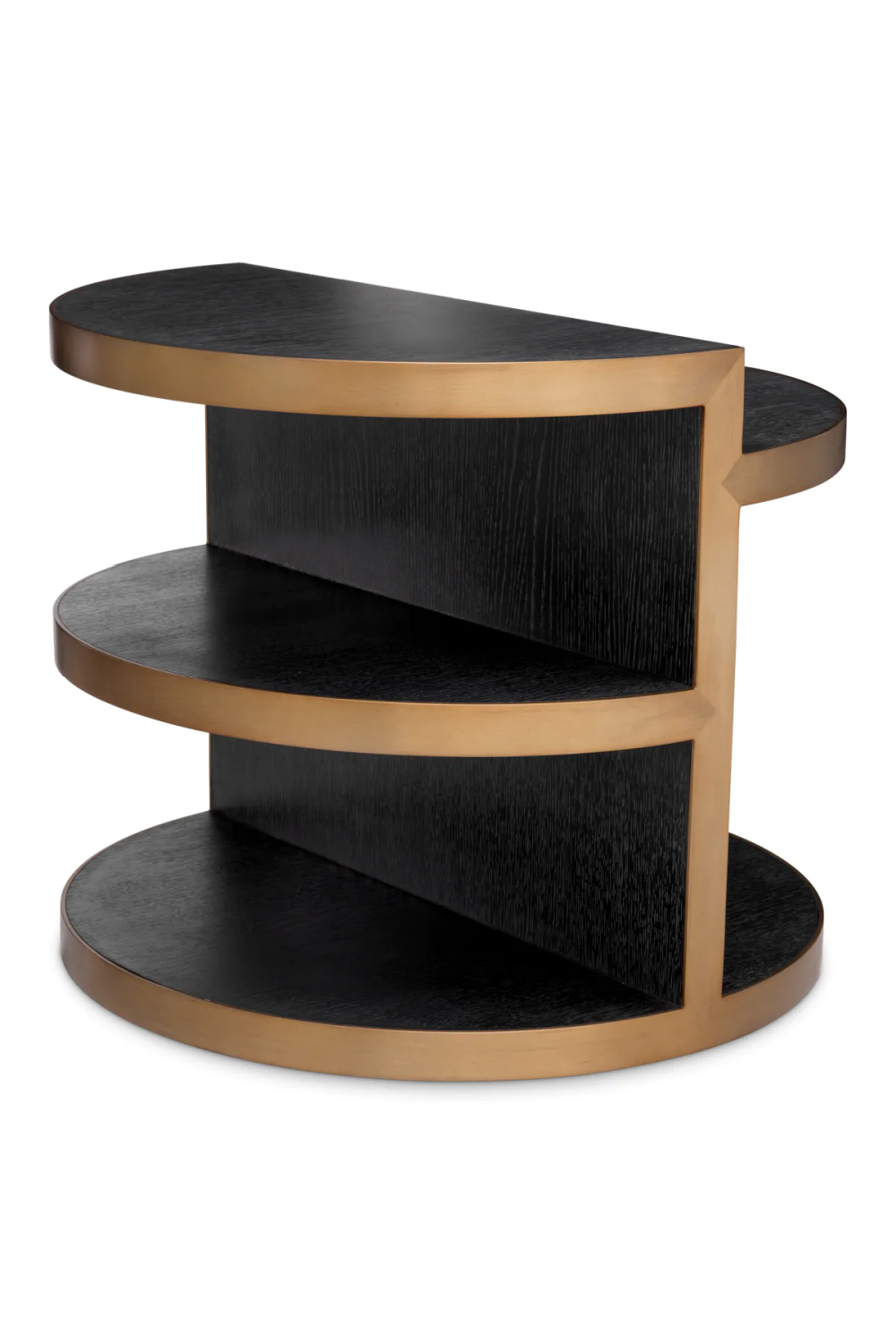 Black Oak Modern Side Table | Eichholtz Nilo | Woodfurniture.com