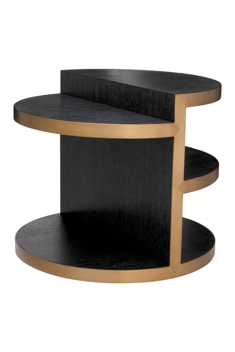 Black Oak Modern Side Table | Eichholtz Nilo | Woodfurniture.com