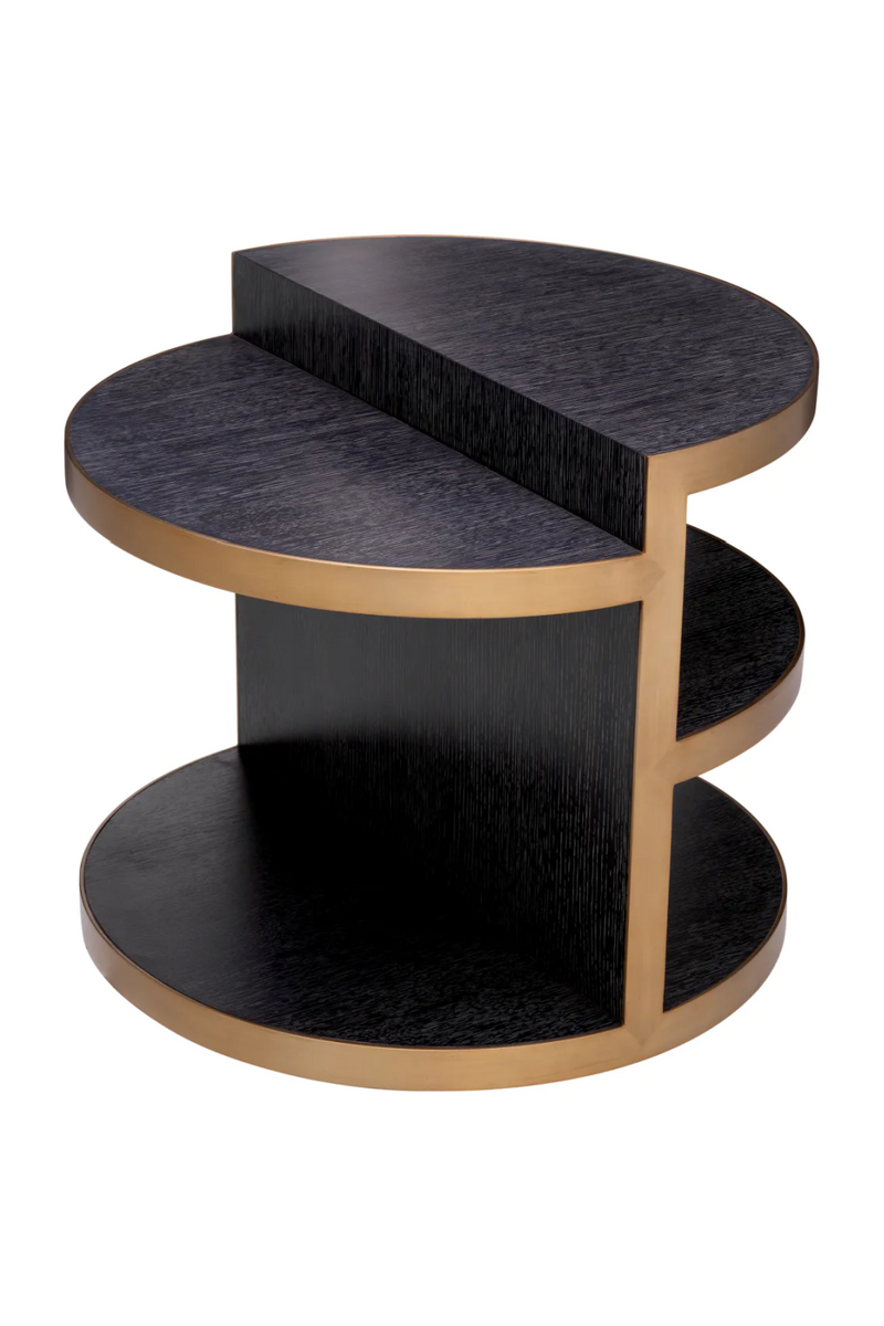 Black Oak Modern Side Table | Eichholtz Nilo | Woodfurniture.com