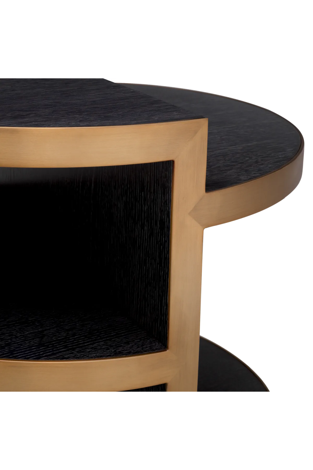 Black Oak Modern Side Table | Eichholtz Nilo | Woodfurniture.com