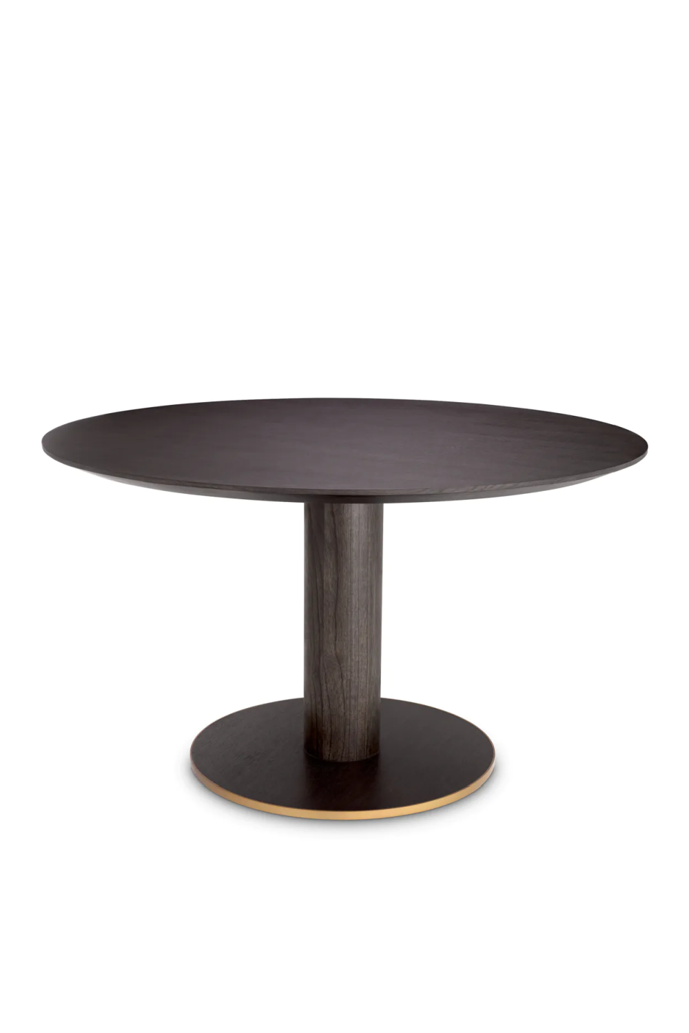 Round Oak Pedestal Dining Table | Eichholtz Astro | Woodfurniture.com