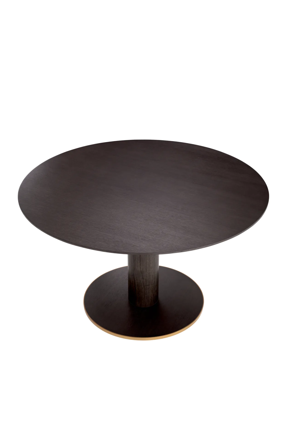 Round Oak Pedestal Dining Table | Eichholtz Astro | Woodfurniture.com