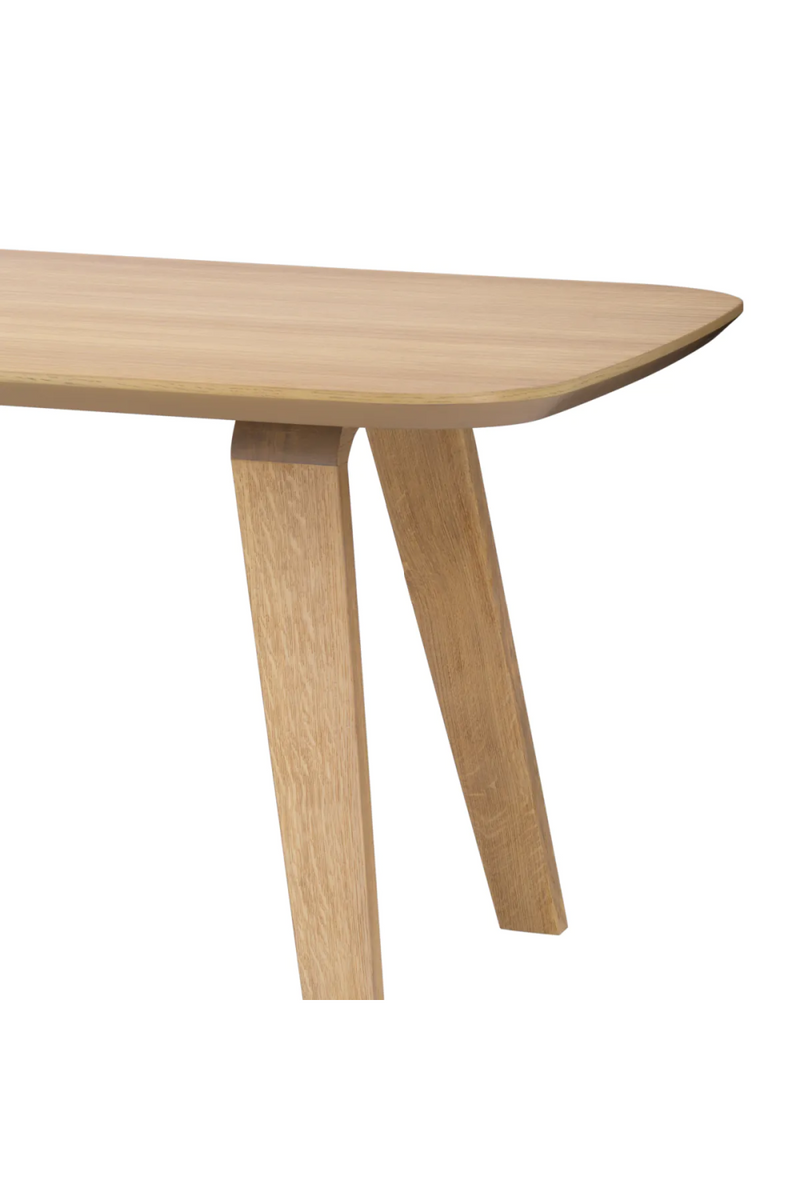 Oak Scandinavian Dining Table | Eichholtz Glover | Woodfurniture.com