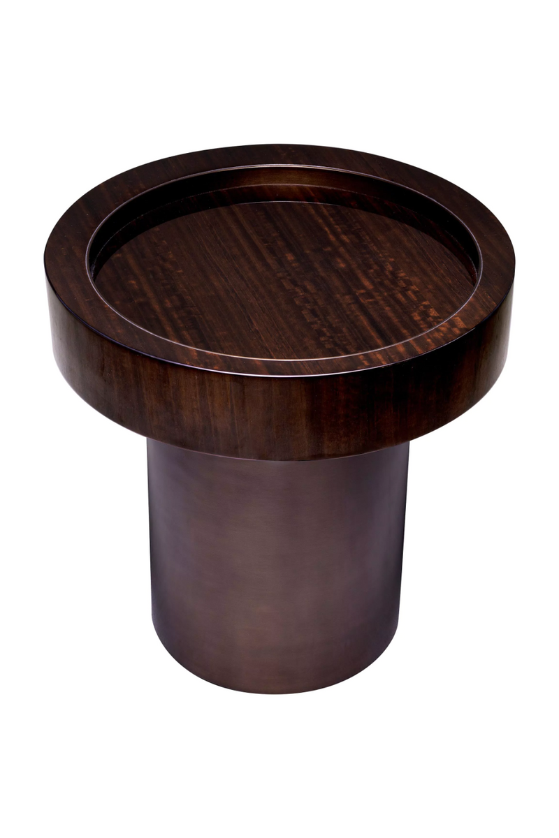 Contemporary Round Side Table | Eichholtz Otus | Woodfurniture.com