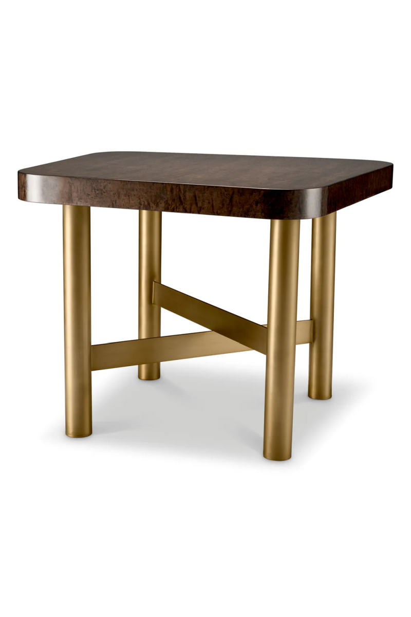 Glossed Maple Side Table | Eichholtz Oracle | Woodfurniture.com
