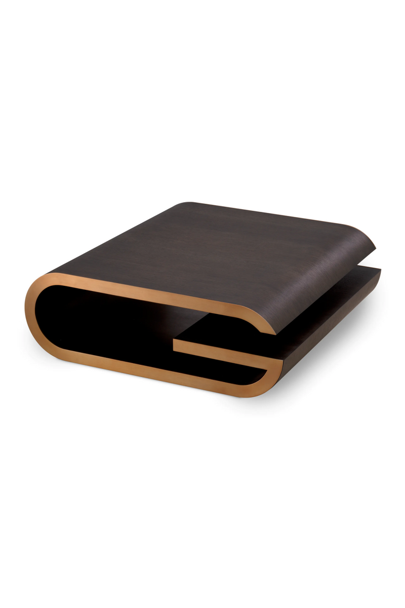 Brown Oak Modern Coffee Table | Eichholtz Galan | Woodfurniture.com