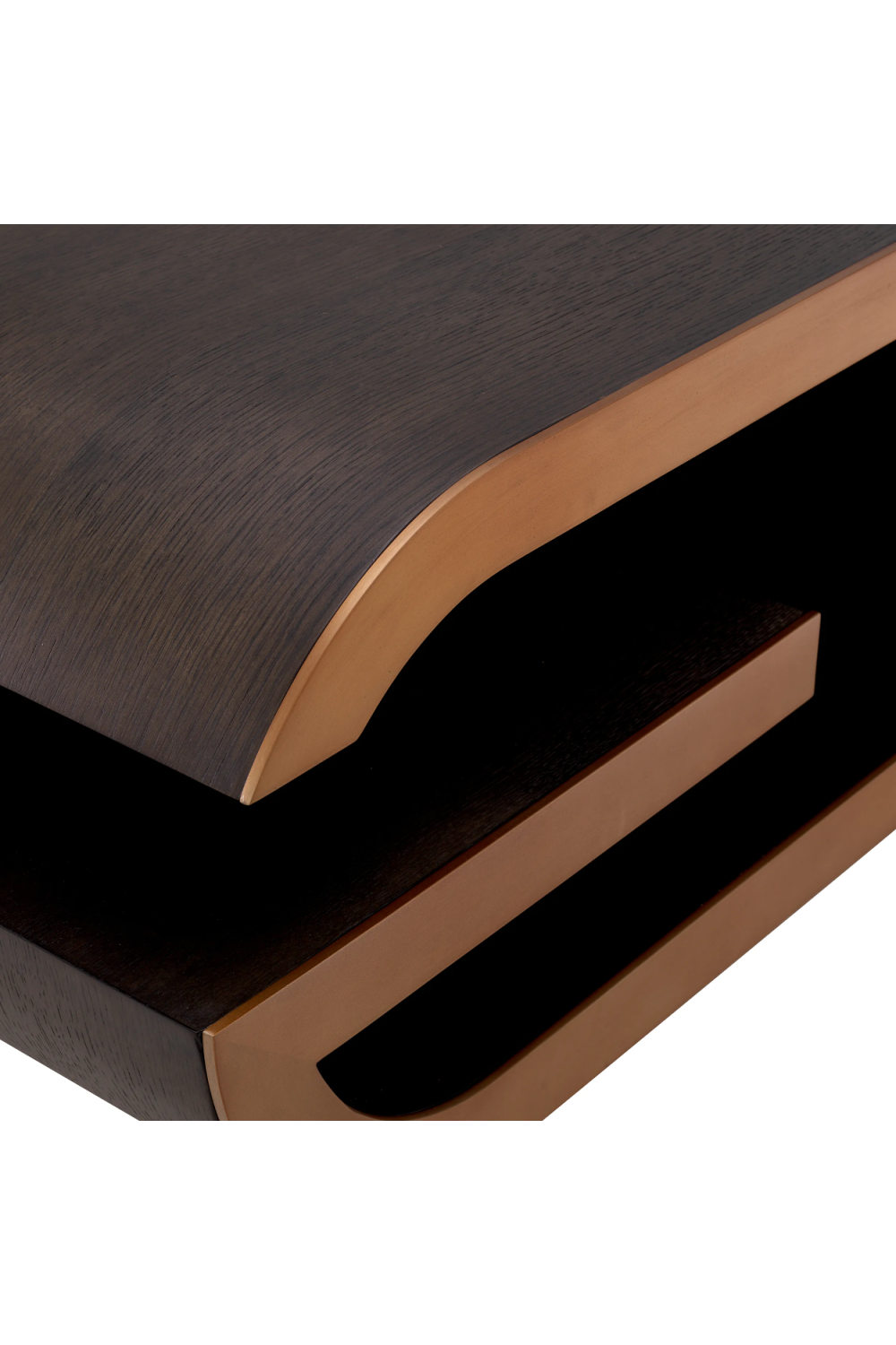 Brown Oak Modern Coffee Table | Eichholtz Galan | Woodfurniture.com