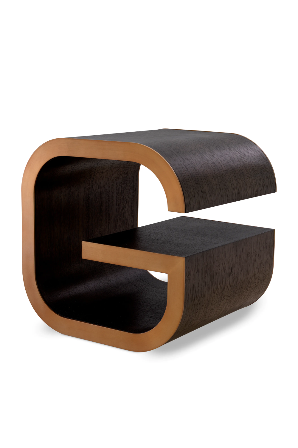 Brown Oak Modern Side Table | Eichholtz Galan | Woodfurniture.com