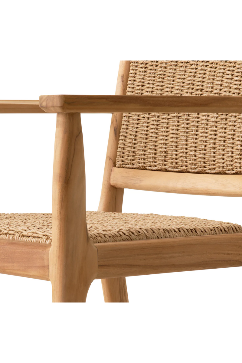 Natural Weave Outdoor Dining Chair | Eichholtz Pivetti | Woodfurniture.com