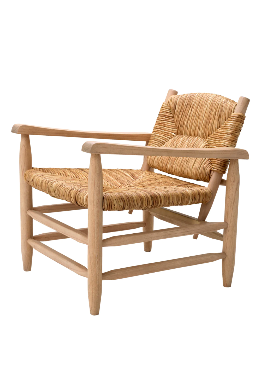 Woven Seagrass Lounge Armchair | Eichholtz Elliott | Woodfurniture.com