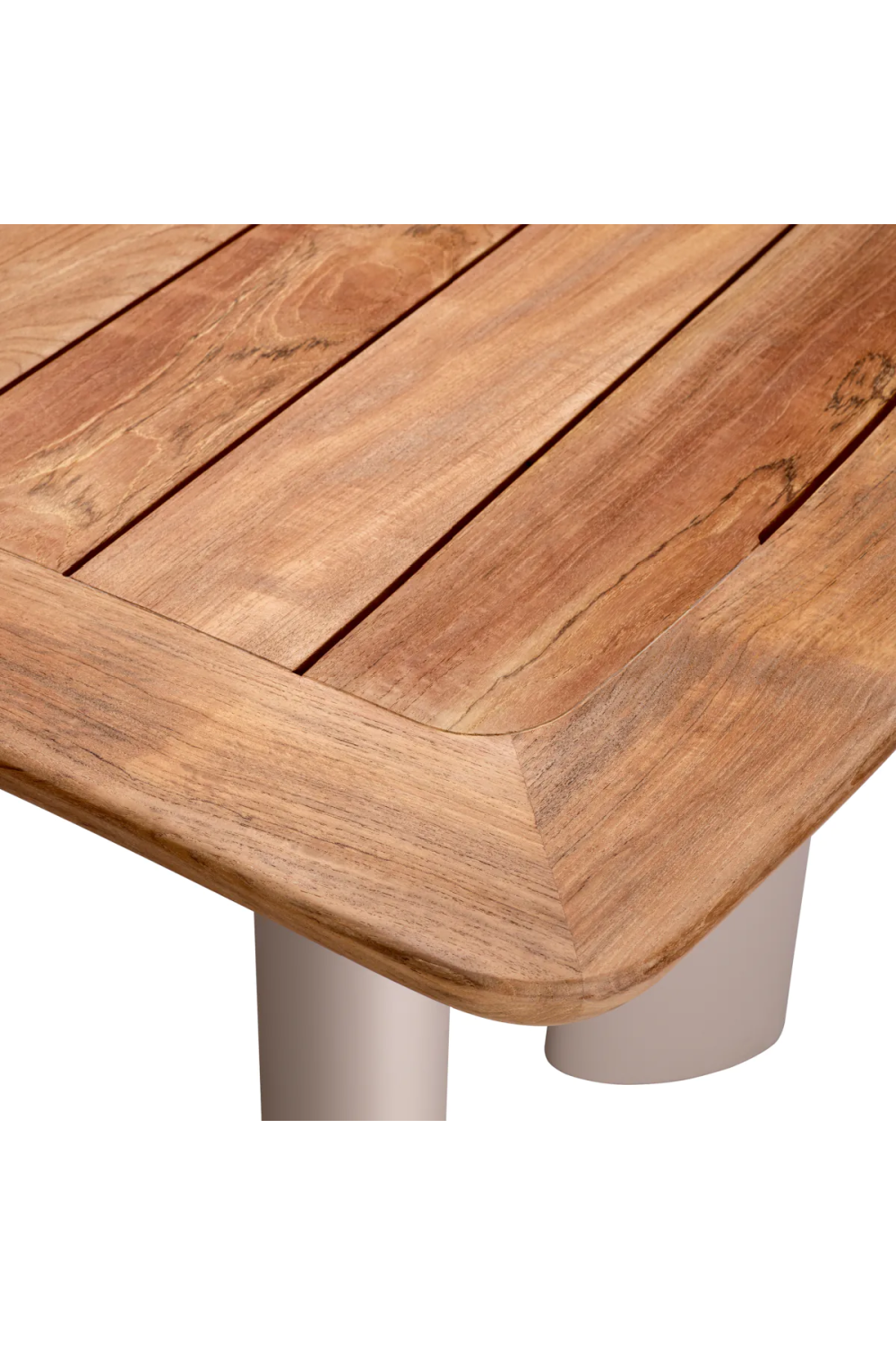 Slatted Teak Outdoor Dining Table | Eichholtz Osario | Woodfurniture.com