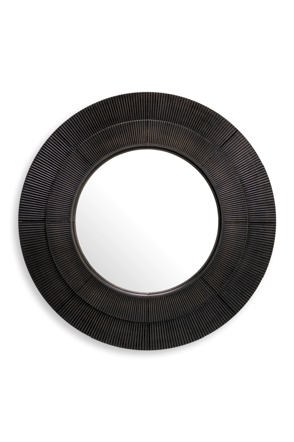 Bronze Contemporary Round Mirror | Eichholtz Rodion | Woodfurniture.com