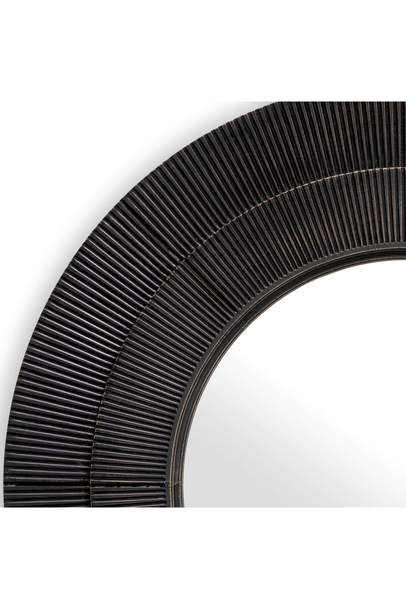 Bronze Contemporary Round Mirror | Eichholtz Rodion | Woodfurniture.com