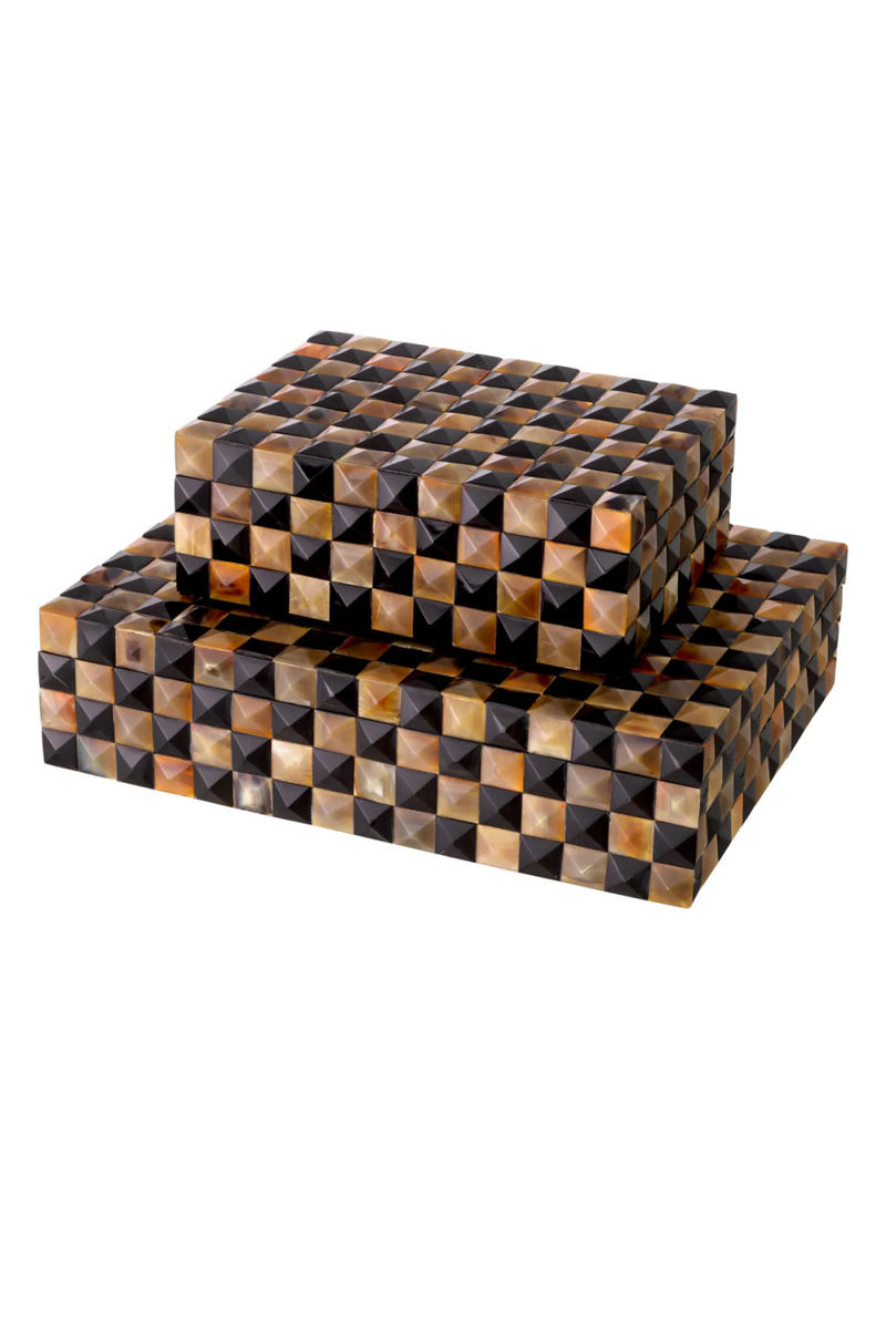 Checkered Retro Box | Eichholtz Magician | Woodfurniture.com