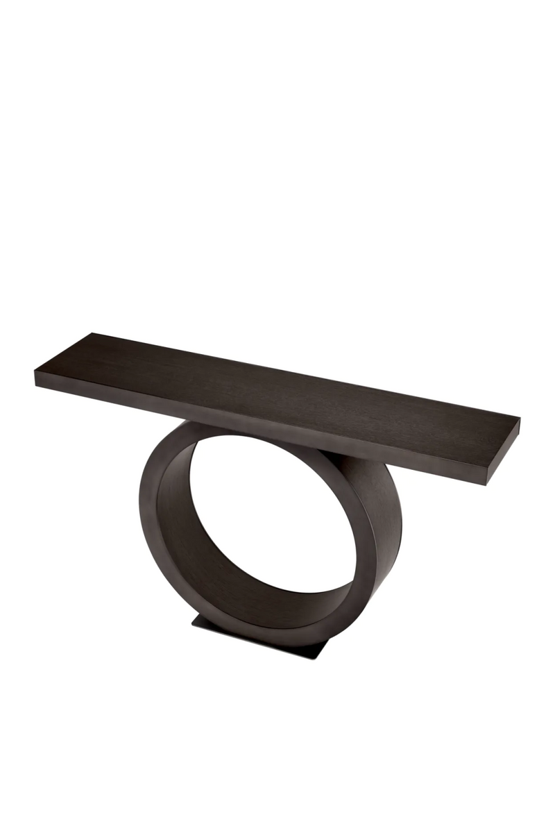 Oak Ring Console Table | Eichholtz Odis | Woodfurniture.com