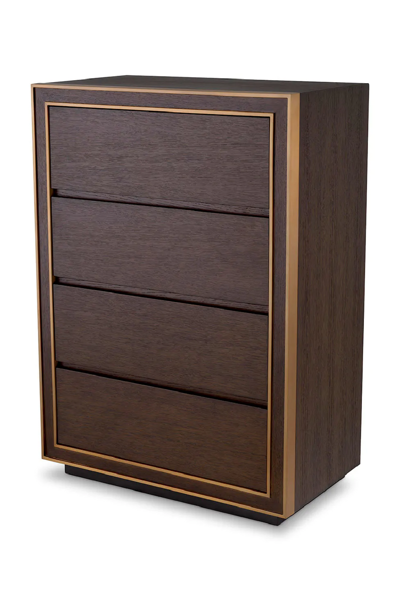 Brown Oak 4-Drawer Dresser | Eichholtz Camelot | Woodfurniture.com