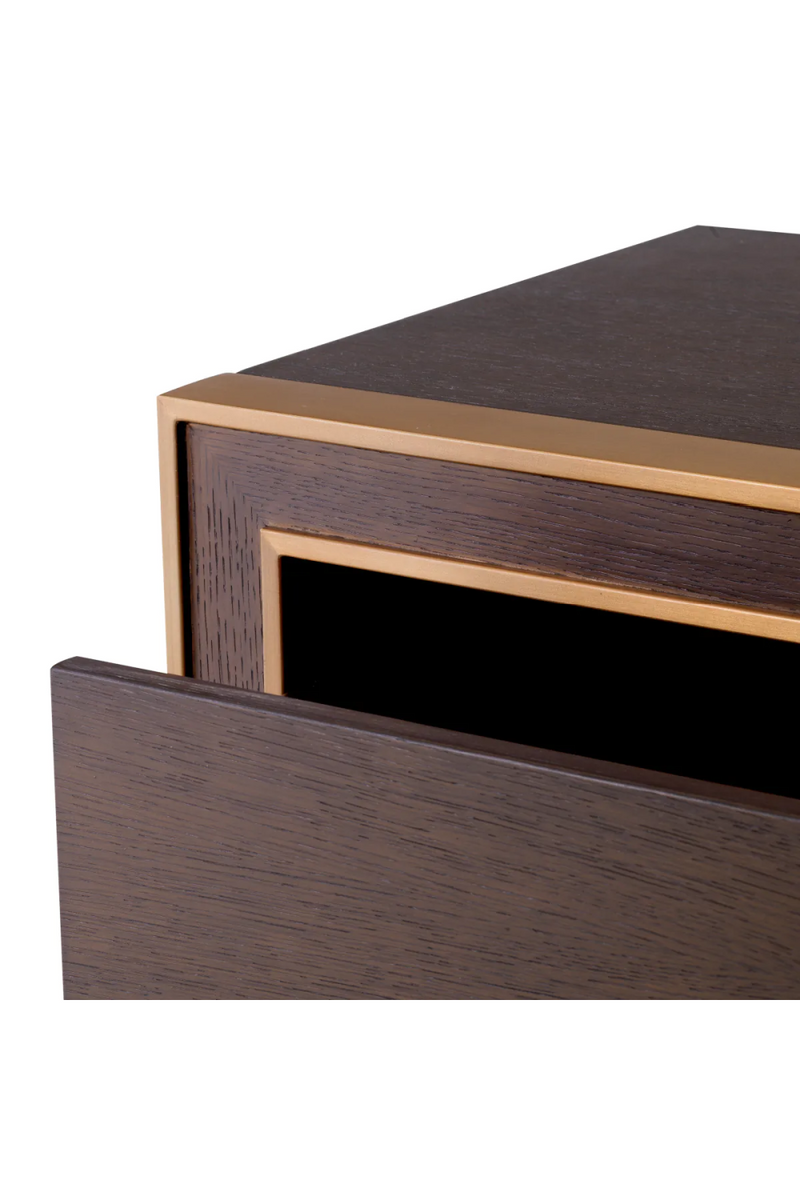 Brown Oak 4-Drawer Dresser | Eichholtz Camelot | Woodfurniture.com