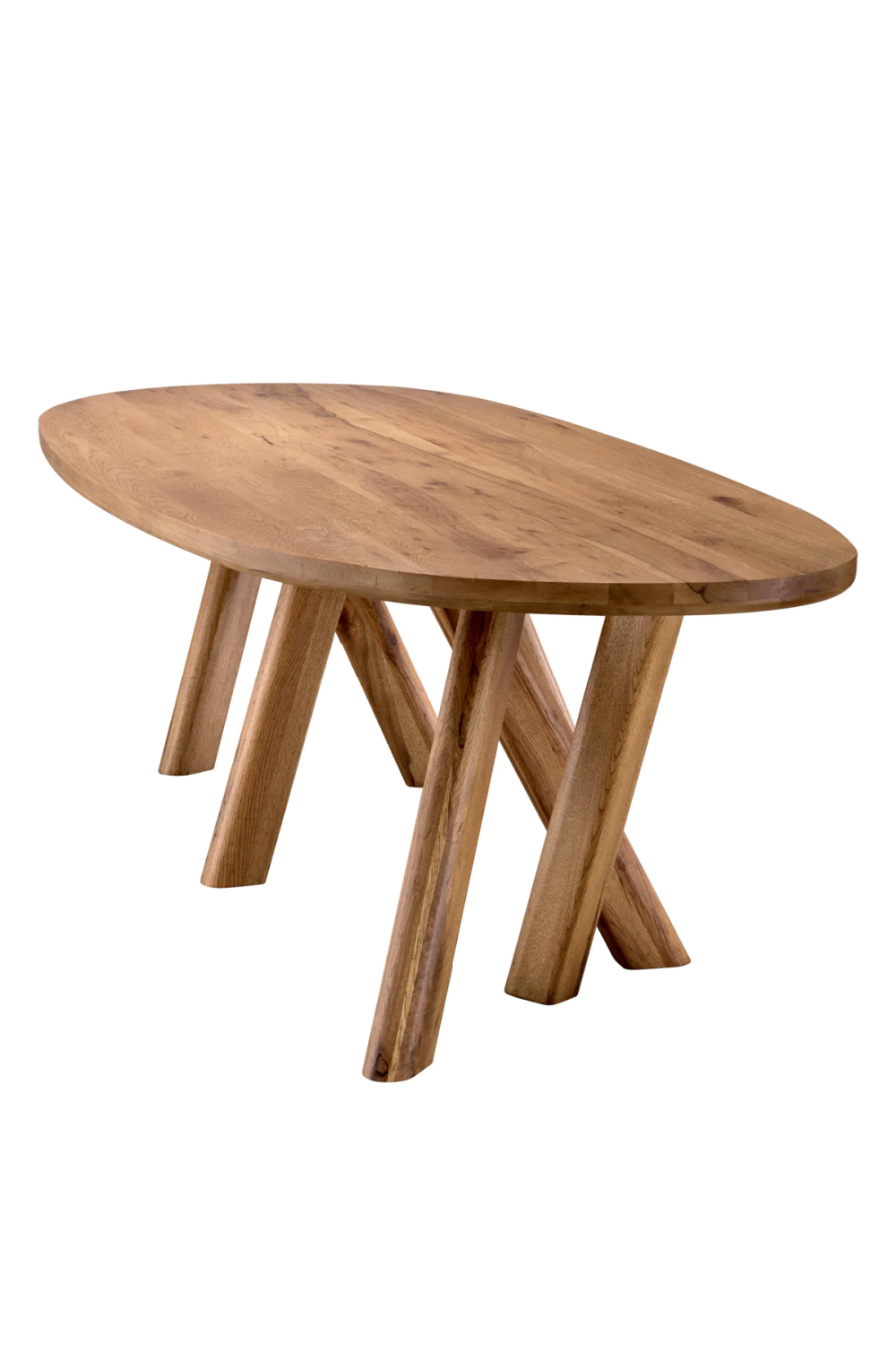 Oval Oak Dining Table | Eichholtz Baysore | Woodfurniture.com