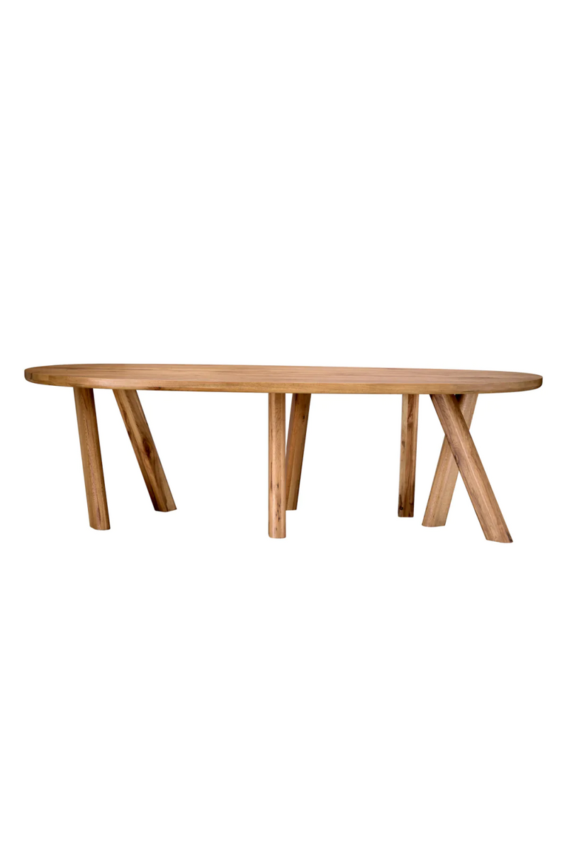 Oval Oak Dining Table | Eichholtz Baysore | Woodfurniture.com