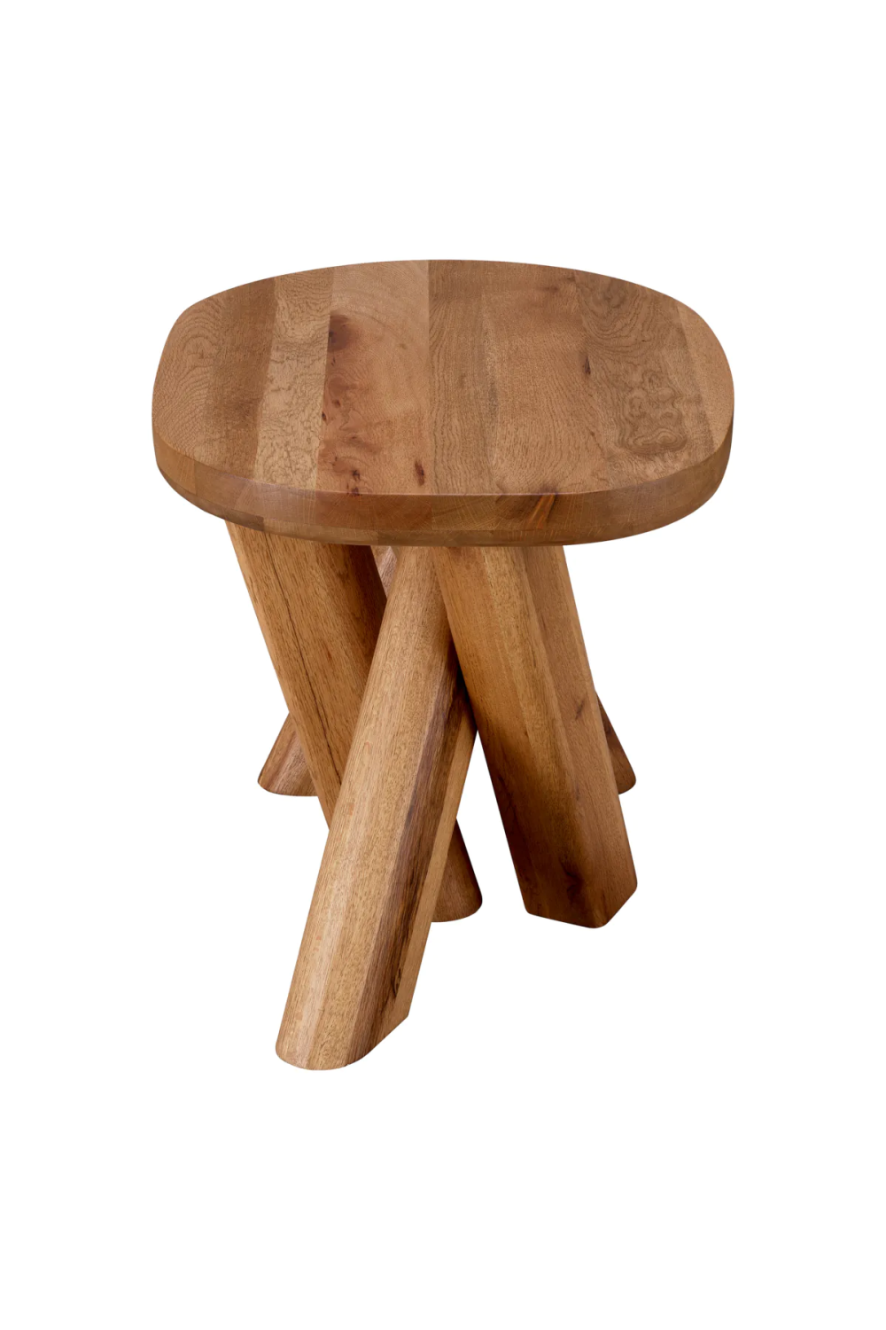 Oval Oak Side Table | Eichholtz Bayshore | Woodfurniture.com