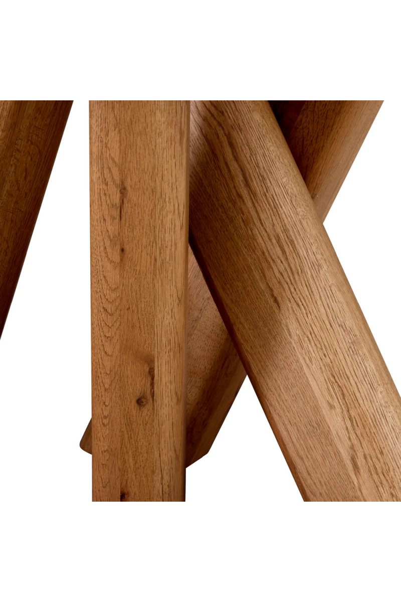 Oval Oak Side Table | Eichholtz Bayshore | Woodfurniture.com
