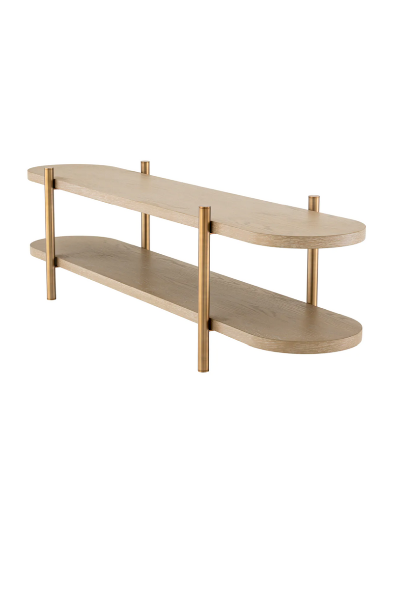Washed Oak Shelf Cabinet | Eichholtz Scario | Woodfurniture.com