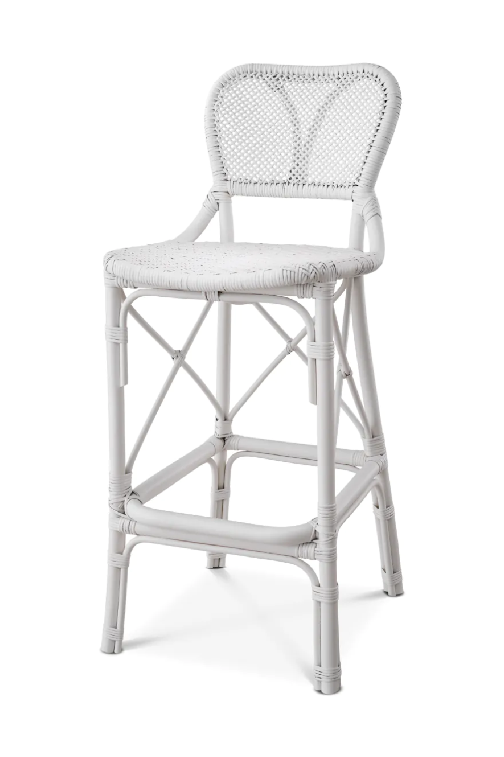 Rattan Bar Stool | Eichholtz Colony | Woodfurniture.com