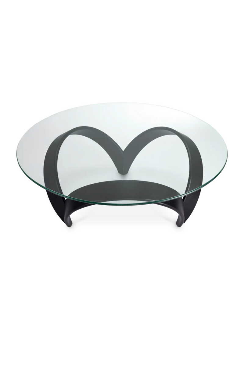 Round Glass Coffee Table | Eichholtz Soquel | Woodfurniture.com