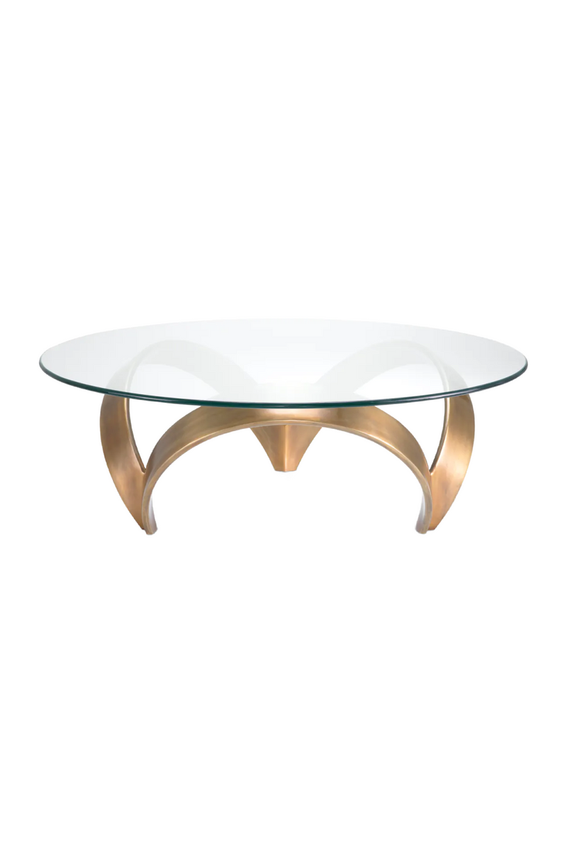 Round Glass Coffee Table | Eichholtz Soquel | Woodfurniture.com