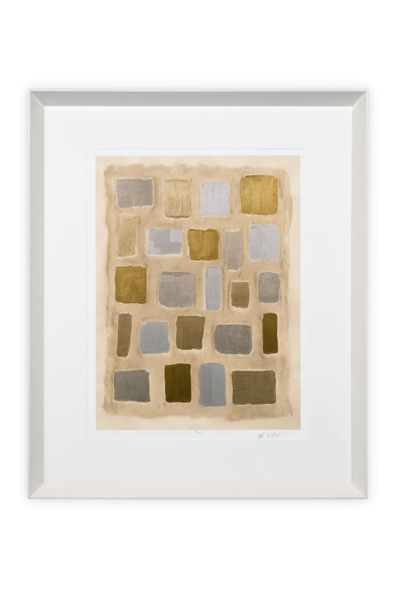 Minimalist Abstract Art Prints (2) | Eichholtz Sand Shaped | Woodfurniture.com