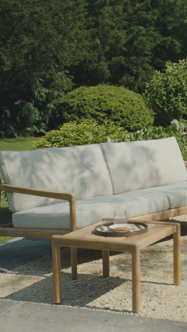 Teak Outdoor 3-Seater Sofa | Ethnicraft Jack | woodfurniture.com