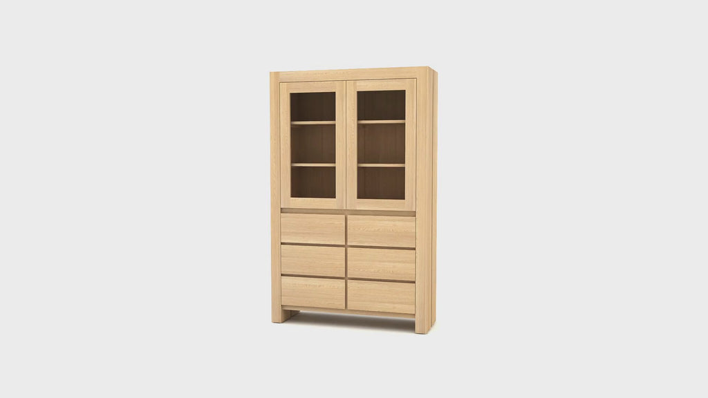 Natural Oak Kitchen Cabinet | Tikamoon Eden | Woodfurniture.com