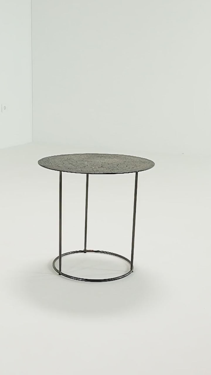 Mineral Powder Side Table | Ethnicraft Celeste | Woodfurniture.com