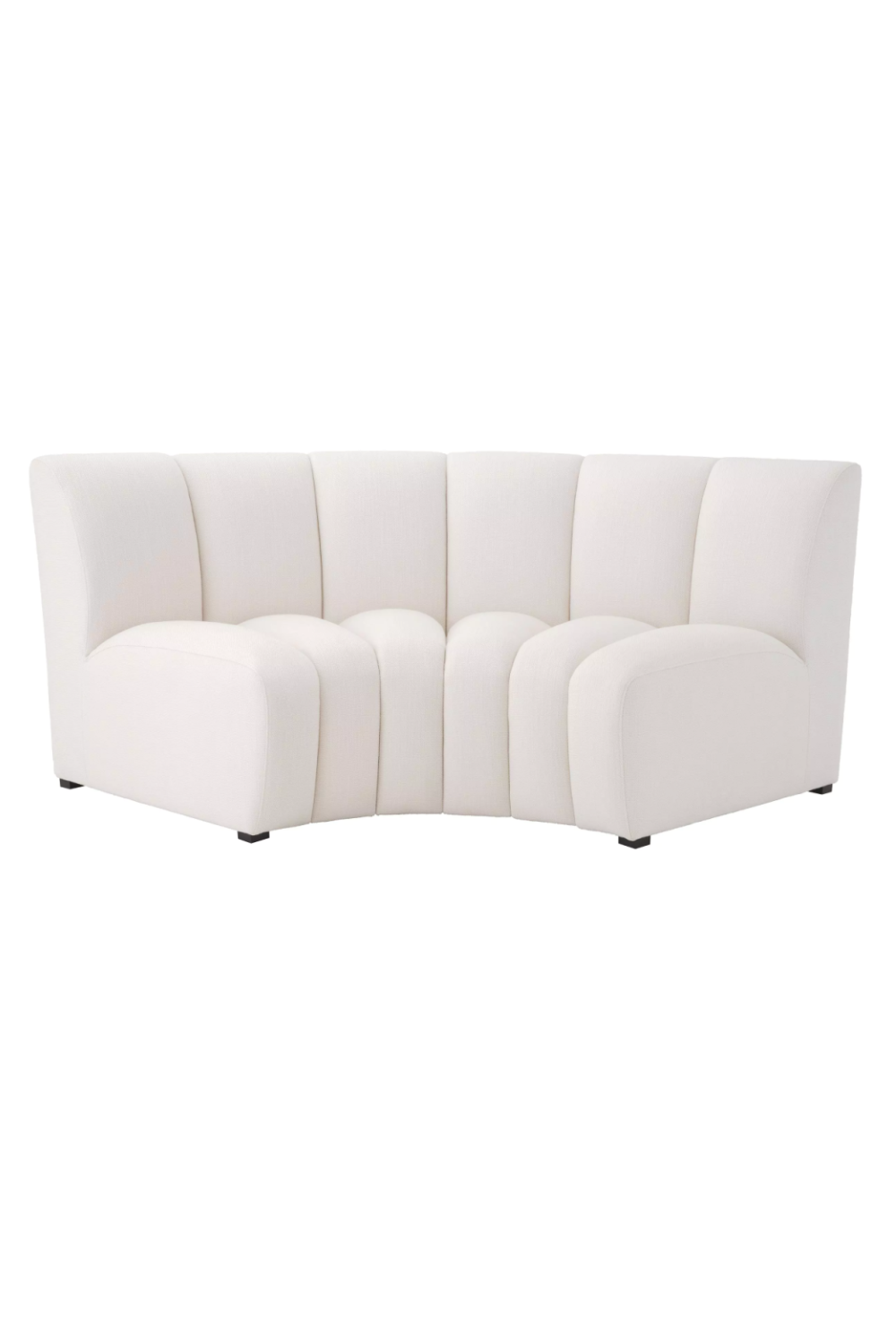 Channel Stitched Corner Sofa | Eichholtz Lando | Woodfurniture.com