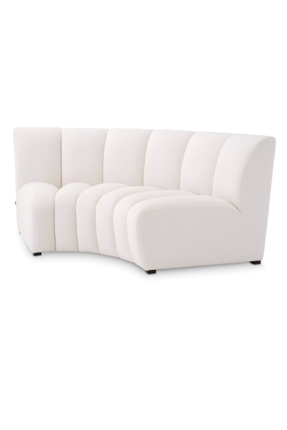 Channel Stitched Corner Sofa | Eichholtz Lando | Woodfurniture.com